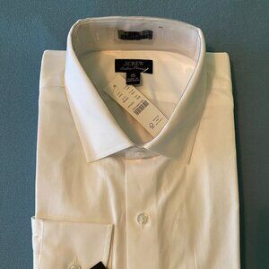 NEW J.Crew Men's Ludlow Slim Fit Premium Fine Cotton Dress Shirt